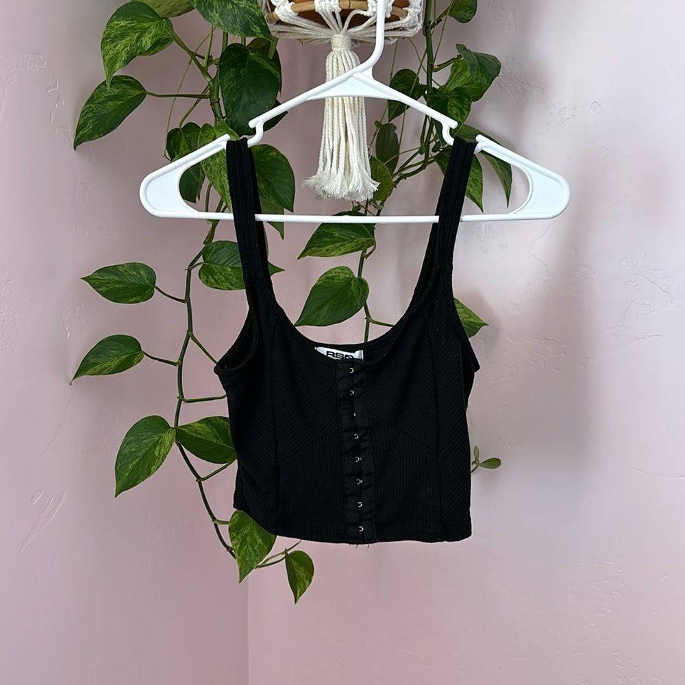 TILLY’S - Black corset tank top